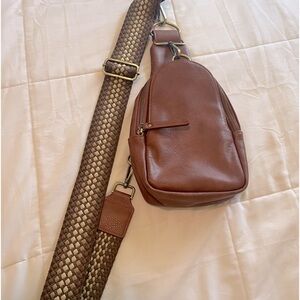 Anthropologie Liberty Sling Bag. Used once! Super cute! Too small for my taste